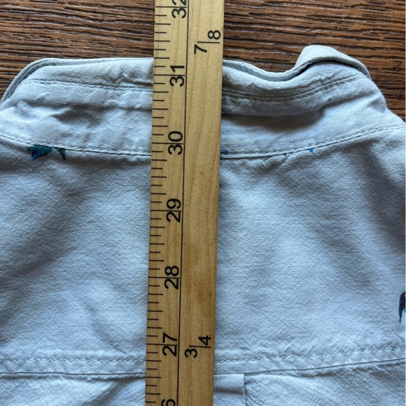 Men's VANS Shirt Gray Parrot Bird XL Pocket TIKI Beach Summer Skate Tropical - Picture 14 of 14